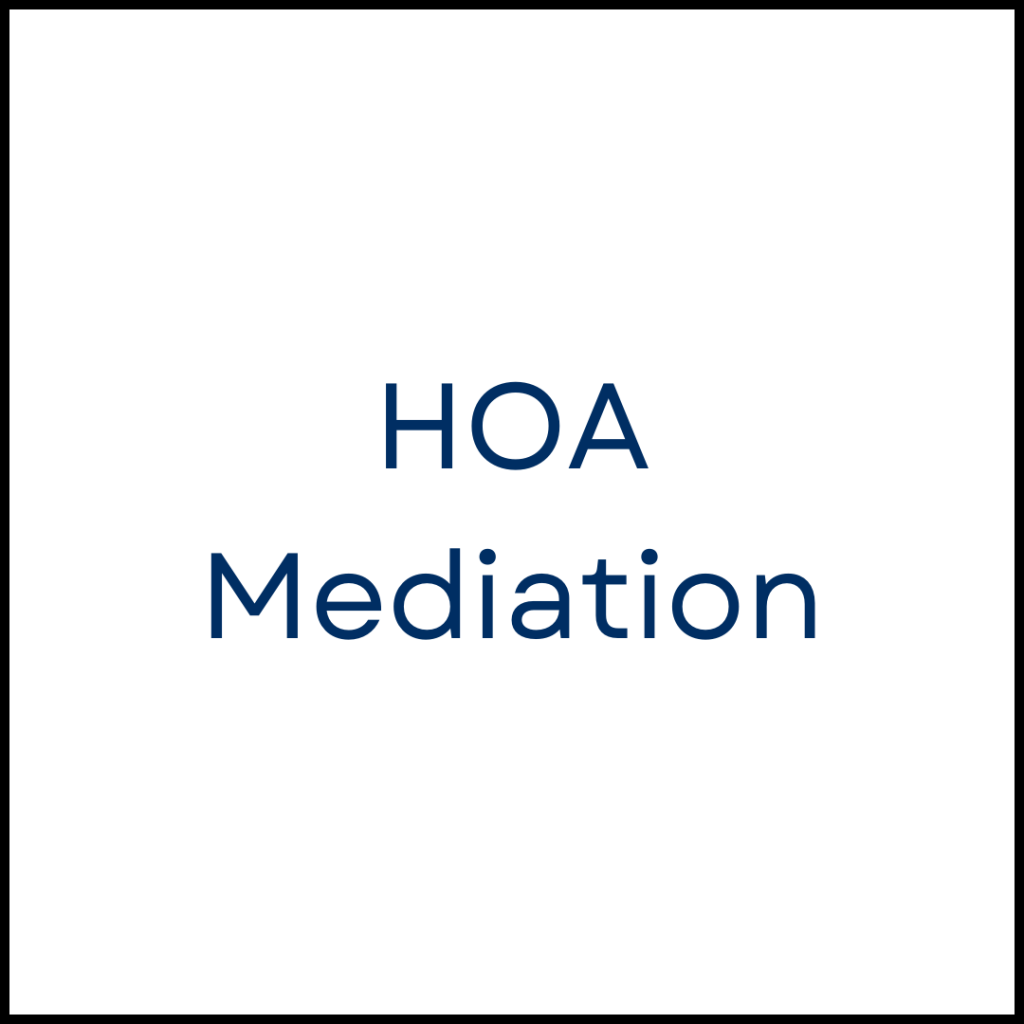 HOA Mediation